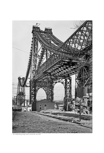 Williamsburg Bridge Under Construction, circa 1902 Poster