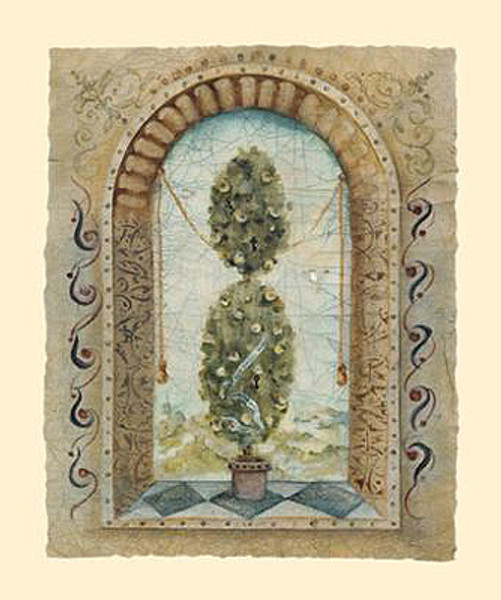 Topiary Fresco II Poster