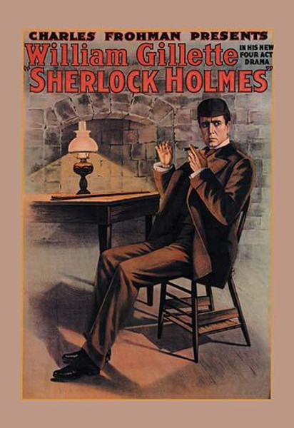 William Gillette as Sherlock Holmes