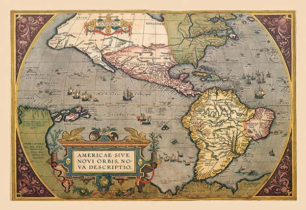 Map of The Americas