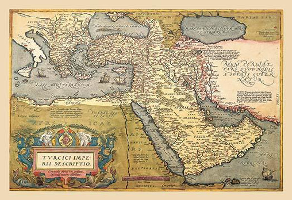 Map of The Middle East
