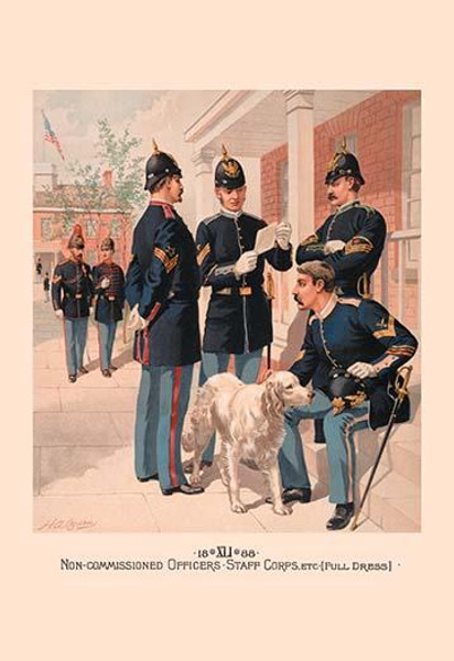 Non-Commissioned Officers, Staff Corps, etc. (Full Dress)