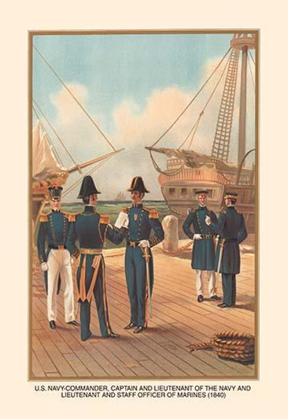 Commander, Captain and Lieutenant of the Navy and Lieutenant and Staff Officer of the Marines, 1840