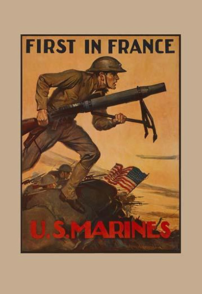 First in France U S Marines