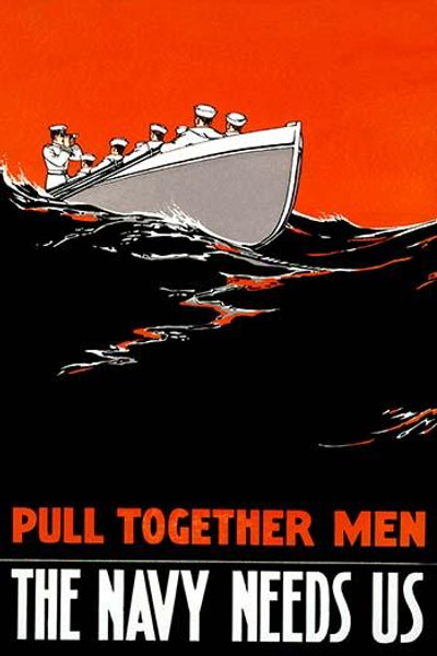 Pull together men - the Navy needs us