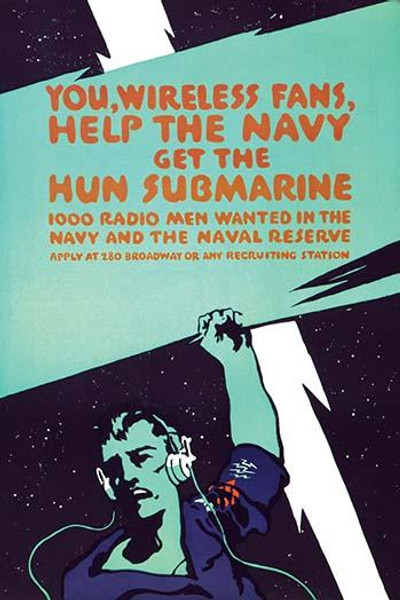You, wireless fans, help the Navy get the Hun submarine