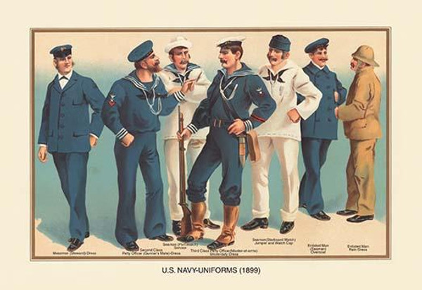 U.S. Navy Uniforms 1899 #2