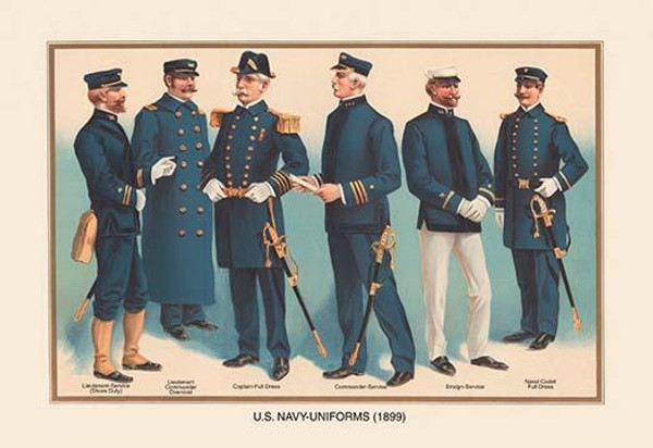 U.S. Navy Uniforms 1899 #1