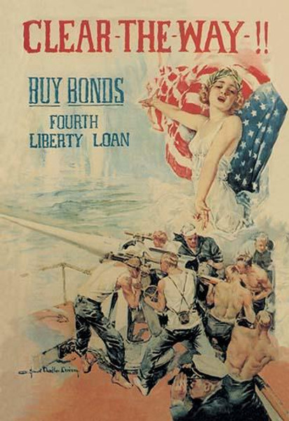 Clear the Way! Buy Bonds - Fourth Liberty Loan