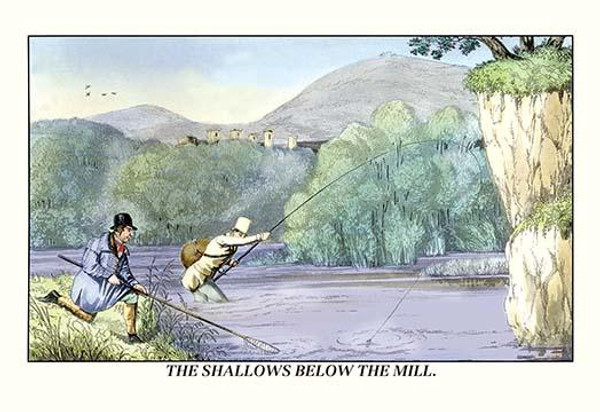 Fishing the Shallows Below the Mill