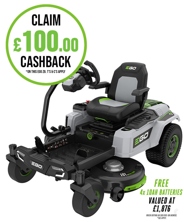 Z6 Zero-Turn 107cm Ride-on Mower with Steering Wheel