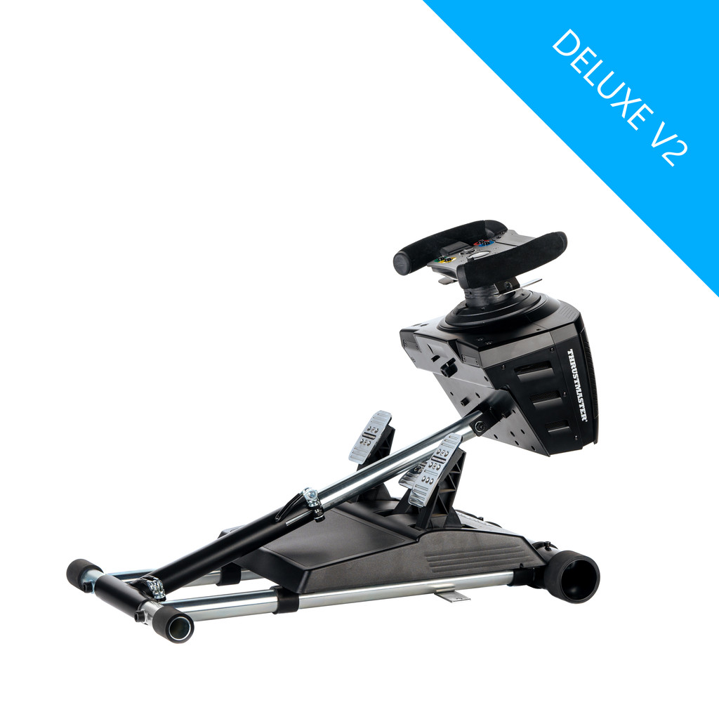Wheel Stand Pro TX  Deluxe Racing Steering Wheel Stand  Compatible With Thrustmaster T-GT, T500RS, T300RS(PS4), TX, T248, TX Leather, T150, TMX/TMX PRO! Deluxe V2 stand. Wheel and Pedals not included.