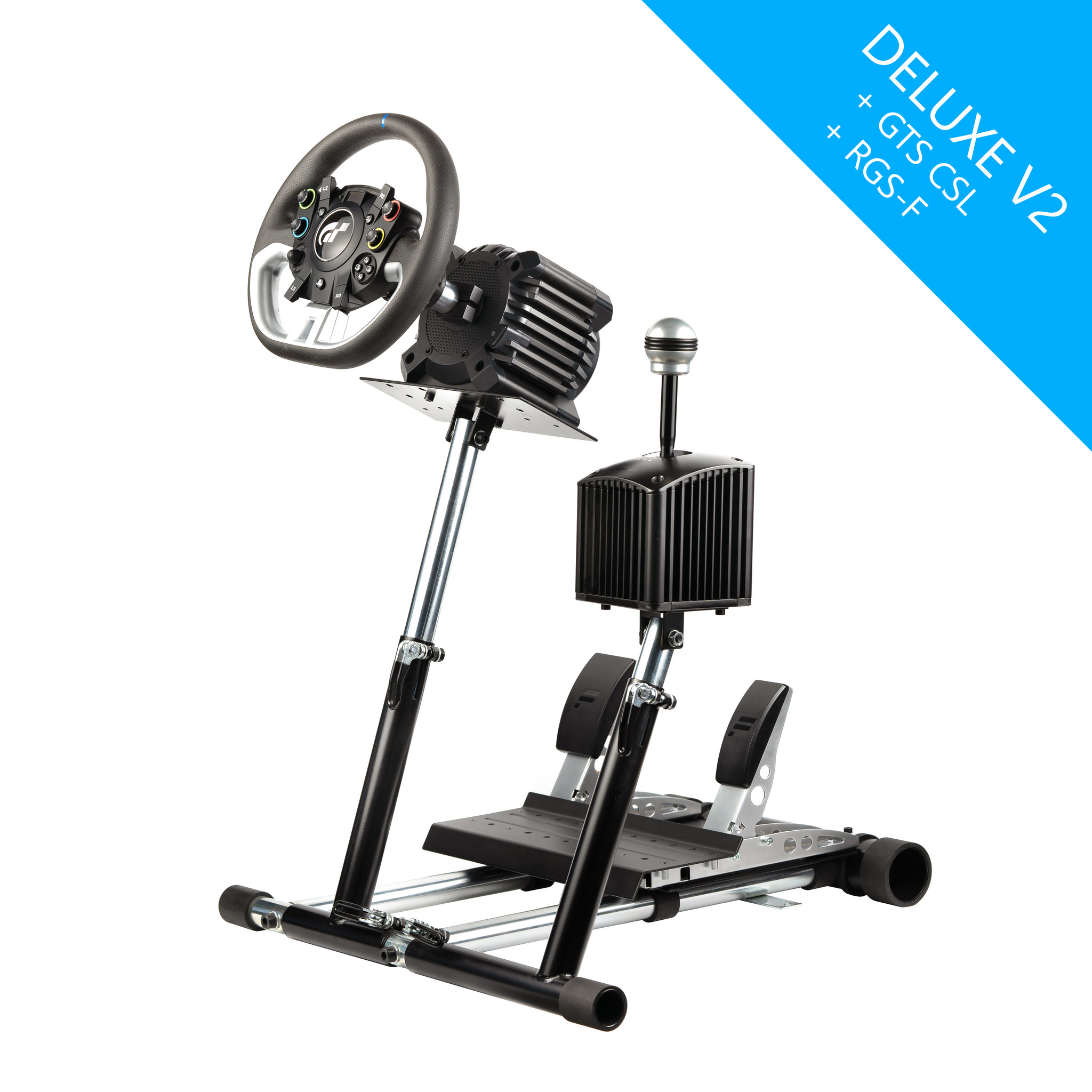 Wheel Stand Pro Super CSL Wheelstand Compatible With Fanatec GT DD Pro/ CSL  DD /CSL Elite wheel/ CSL /CSL Elite LC pedals/CSP/CSPV2.5,V2/V3/GT2/GT3RS 