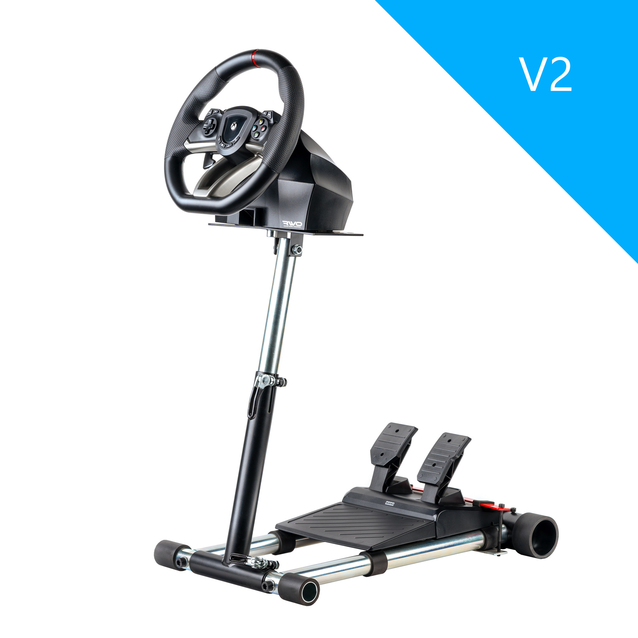 Wheel Stand Pro H Racing Steering Wheel Stand Compatible With Hori Racing  Wheel Overdrive and Wireless APEX Wheels, Original V2. Wheel and Pedals Not