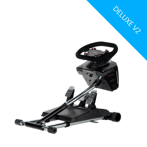 Wheel Stand Pro TX  Deluxe Racing Steering Wheel Stand  Compatible With Thrustmaster T-GT/GT II, T500RS, T300RS, TX, T248, TX Leather, T150, TMX/TMX PRO! Deluxe V2 stand. Wheel and Pedals not included.