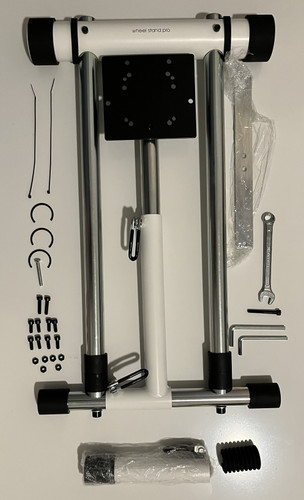 Wheel Stand Pro Super DD  with RGS DD.  Compatible With Logitech G Pro, Thrustmaster T818/T598, Moza R9/R5/R3, Fanatec GT DD Pro/CSL DD/CSL Elite. Wheel/Pedals/ not included.
