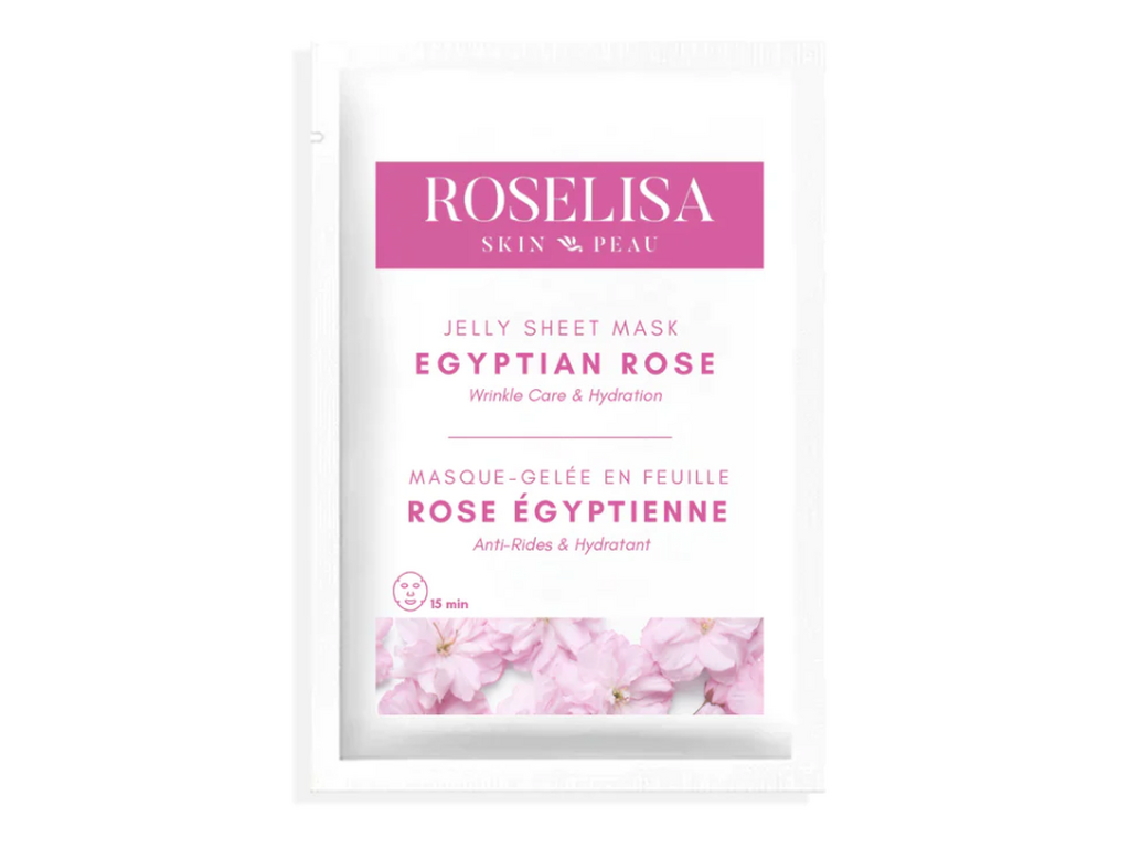 Jelly Sheet Mask Egyptian Rose 1 Single Mask Continental Cosmetics
