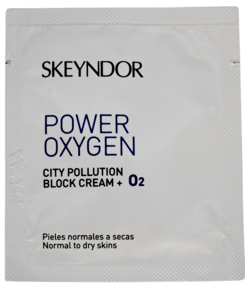 City Pollution Block Cream + O2 - (Normal To Dry Skins) Sample - 15Pack - 2ml