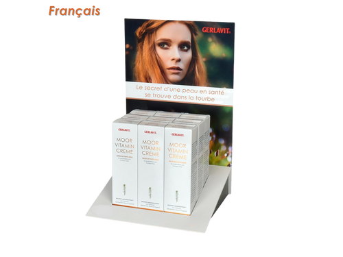 GEHWOL Crème Vitaminé au Moor présentoir de comptoir - FR