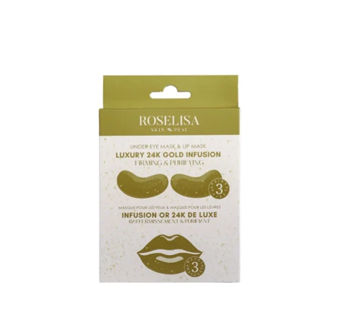 Luxury 24K Gold Lip & Eye Mask