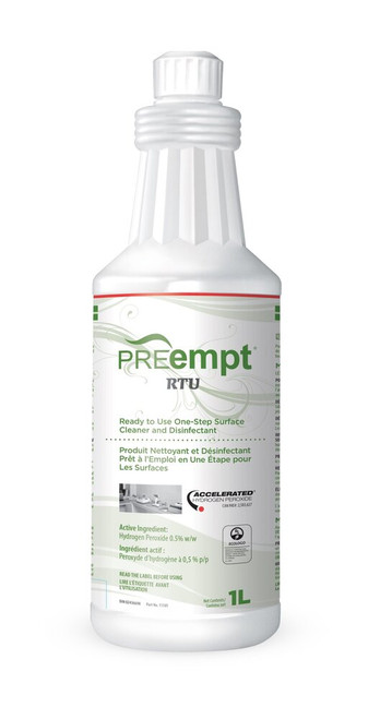 PREempt RTU (Ready-To-Use) Disinfectant/Concentrate - 1 Litre