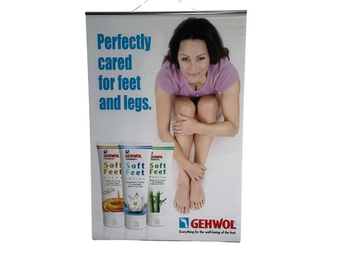 Soft Feet Banner - English - 23.50 W x35.50 H