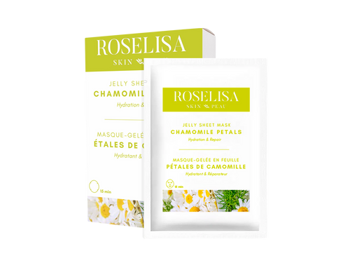 Jelly Sheet Mask Chamomile Petals - 1 Pack of 10 Single Masks