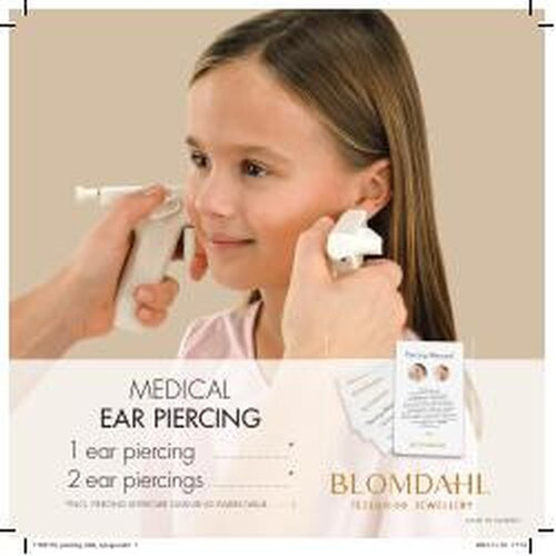 Sign For Large Selection Display Medical Ear Piercing