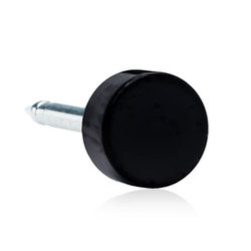 Puck - Black Titanium Piercing Stud - 5mm