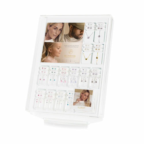 White Mini Flat Display - Medium Skin Friendly - B32 x H45 x D25cm