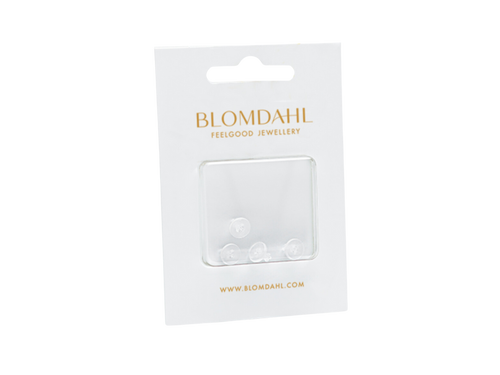 Skin Friendly Earring Backs For Medical Plastic Earrings - 4pcs