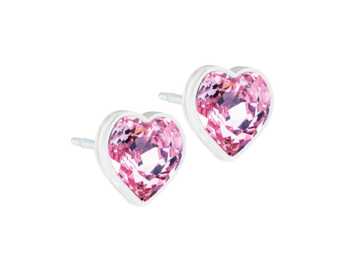 Heart Light Rose - Medical Plastic - 6mm