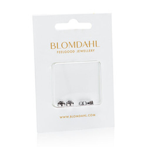 Skin Friendly Earring Backs For Medical Titanium Earrings - 4pcs