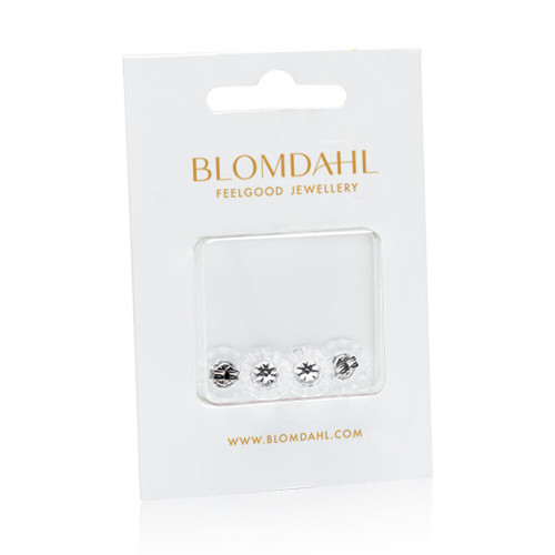 Skin Friendly Earring Disc Backs For Titanium Earrings - 4pcs
