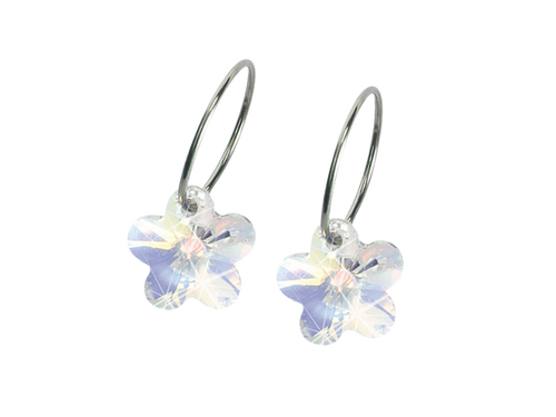 Rainbow Flower Earrings - 12mm