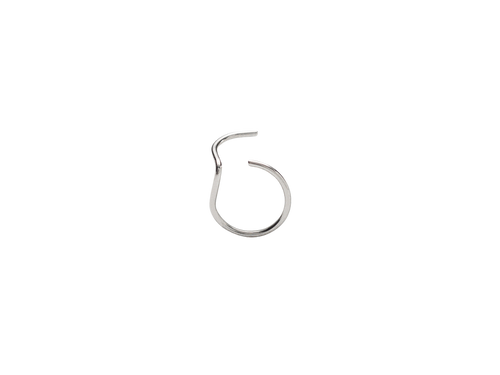Silver Nose Ring, Right-Fit - 8mm