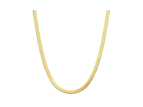 Plain Necklace - Gold - 40-46 cm