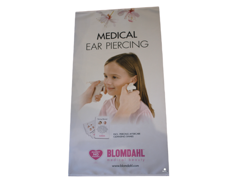 Fabric Banner - Medical Ear Piercing - 50cm x 100cm