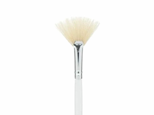 White Fan Brush - 1pc