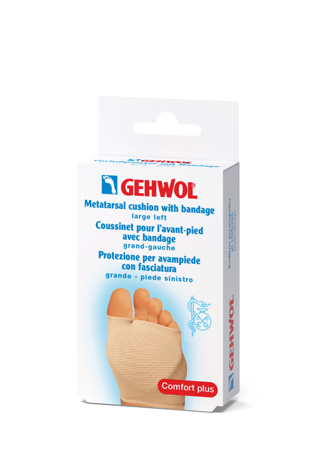 Metatarsal Cushion With Bandage-Left - Large