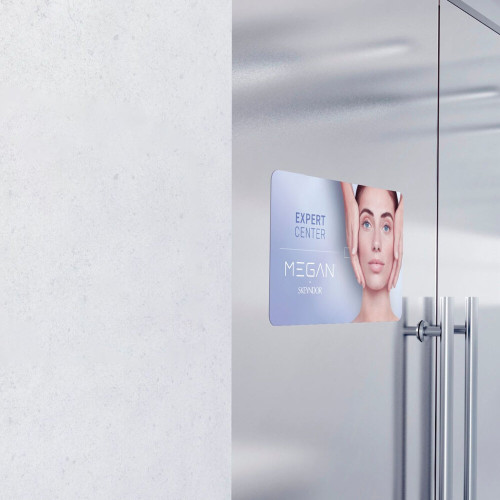 MEGAN Expert Center Vinyl Window Sign