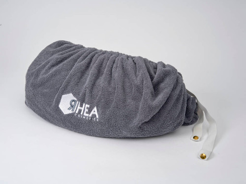 Grey Elastic Band Bed Towel - 100cm x 220cm