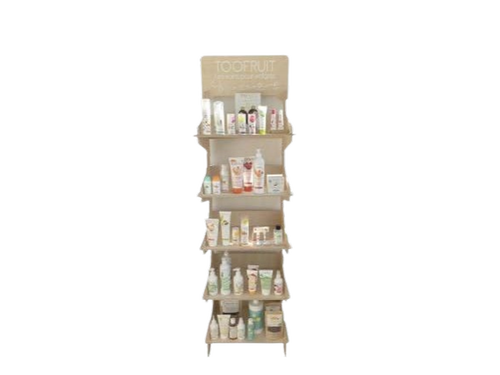 5-Wooden Shelves TOOFRUIT Unit - Birchwood - H168 x L45 x P38 cm