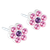 Rose Daisy Stud Earrings - 5mm