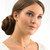 Natural Titanium Brilliance Curved Earrings - 10mm
