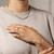 Plain Silver Bracelet - 15.5-19cm