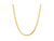 Plain Necklace - Gold - 40-46 cm