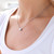 Silver Heart Necklace - 40-45 cm