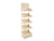 5-Wooden Shelves TOOFRUIT Unit - Birchwood - H168 x L45 x P38 cm