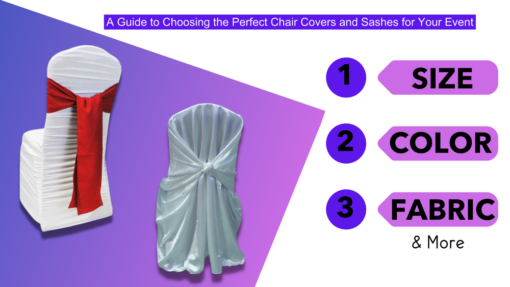 A Guide to Choosing the Perfect Chair Covers and Sashes for Your Event